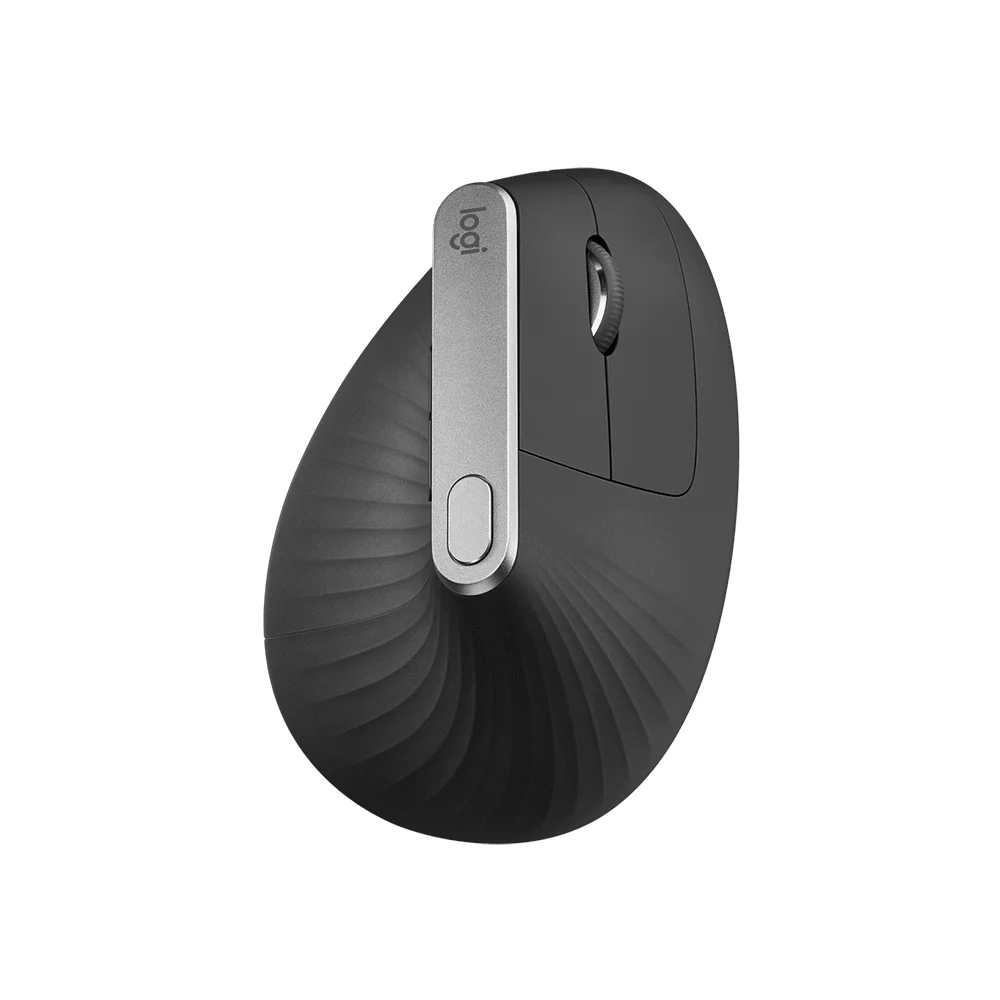 Mouse Logitech MX Vertical Advanced Ergonomic Wireless/Bluetooth USB-C Black - 910-005449