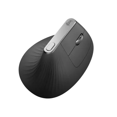Mouse Logitech MX Vertical Advanced Ergonomic Wireless/Bluetooth USB-C Black - 910-005449