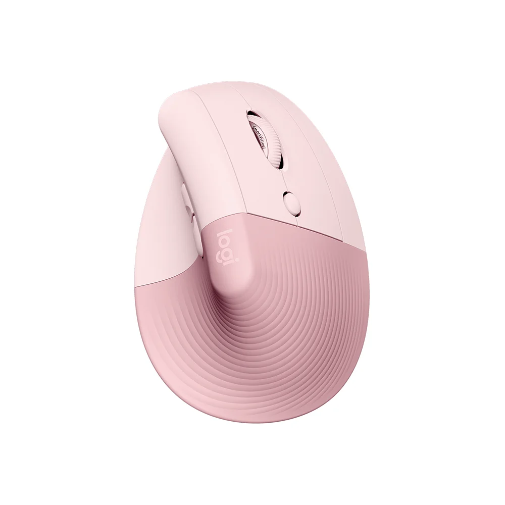 Mouse Logitech Lift Vertical Ergonomic Wireless/BT Rose - 910-006472