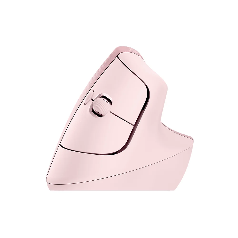 Mouse Logitech Lift Vertical Ergonomic Wireless/BT Rose - 910-006472