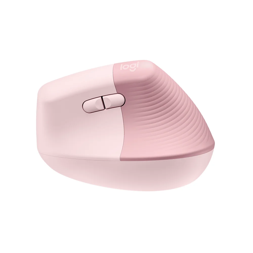 Mouse Logitech Lift Vertical Ergonomic Wireless/BT Rose - 910-006472