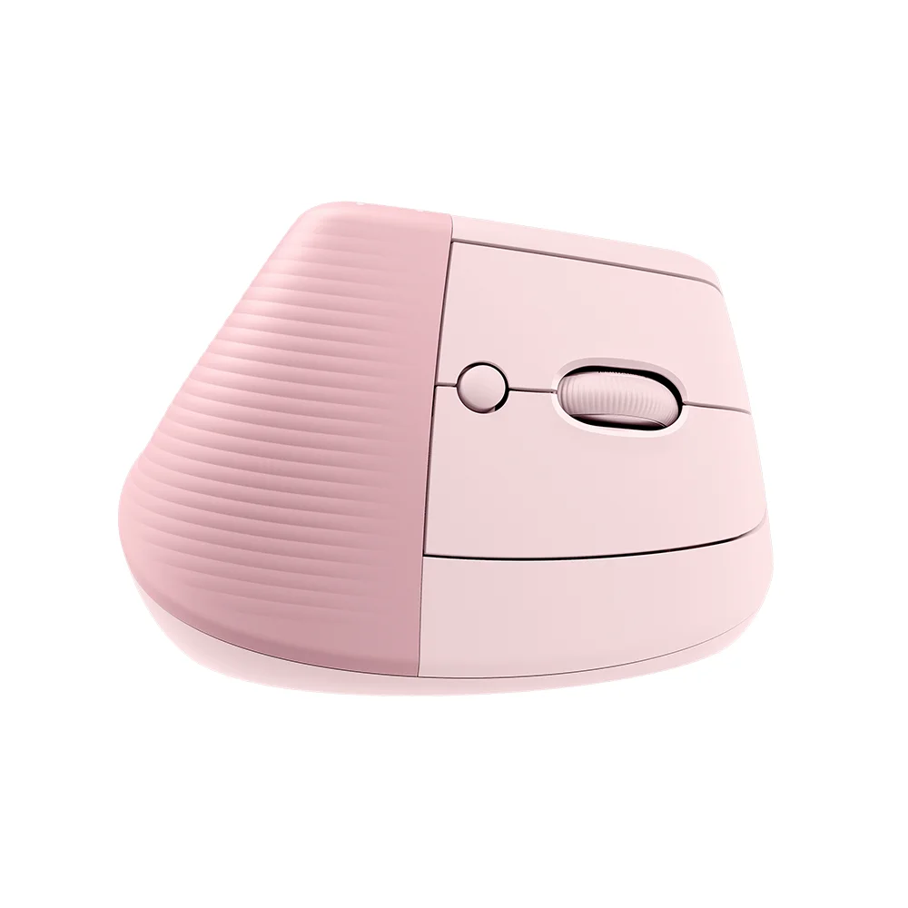 Mouse Logitech Lift Vertical Ergonomic Wireless/BT Rose - 910-006472