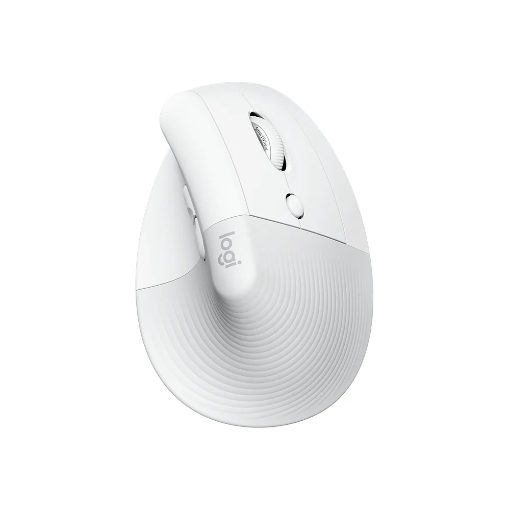 Mouse Logitech Lift Vertical Ergonomic Wireless/BT White - 910-006469