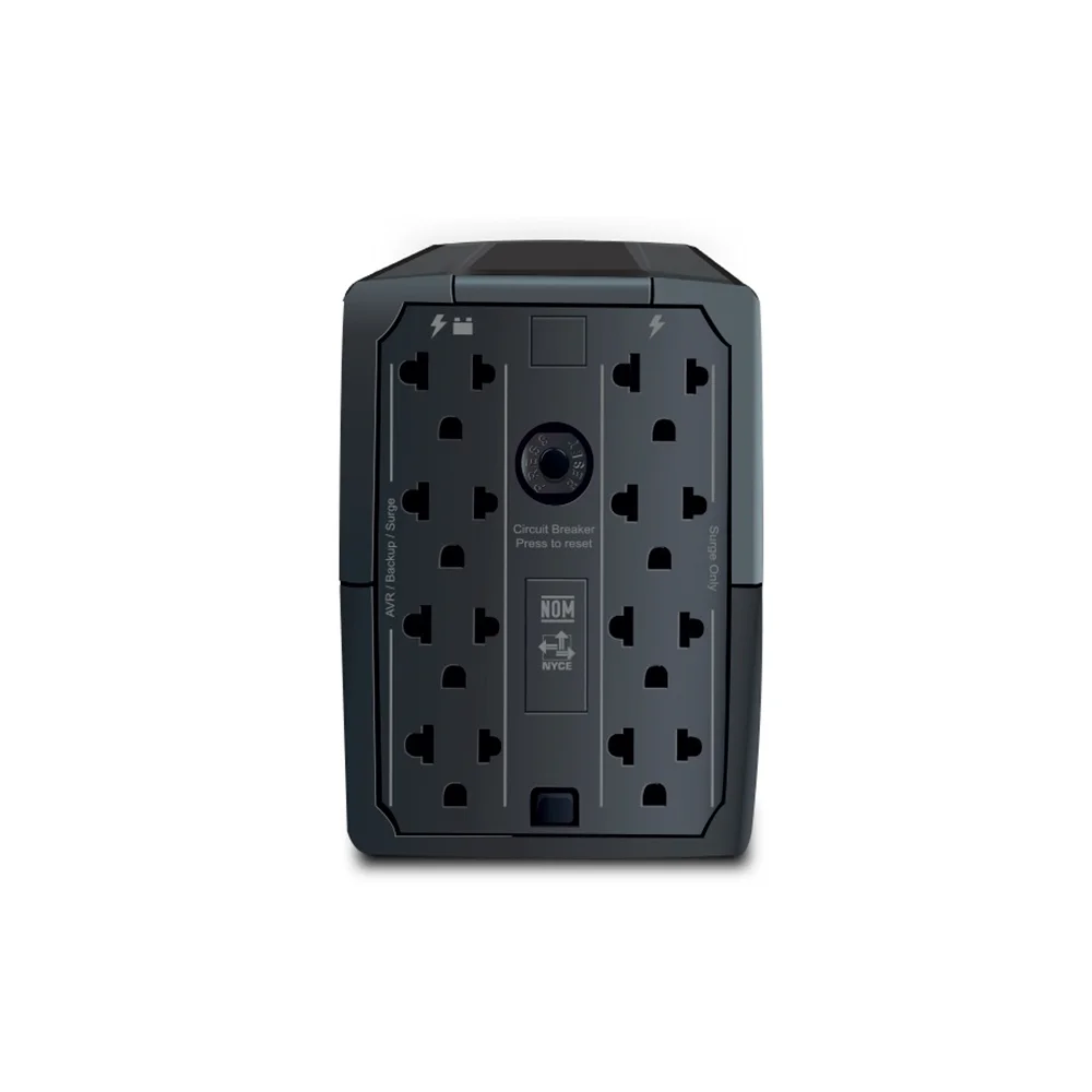 UPS Interactivo CDP R-UPR758i – 750VA / 375W | 8 Salidas  + 6 USB (5A + 1C) con Respaldo y AVR