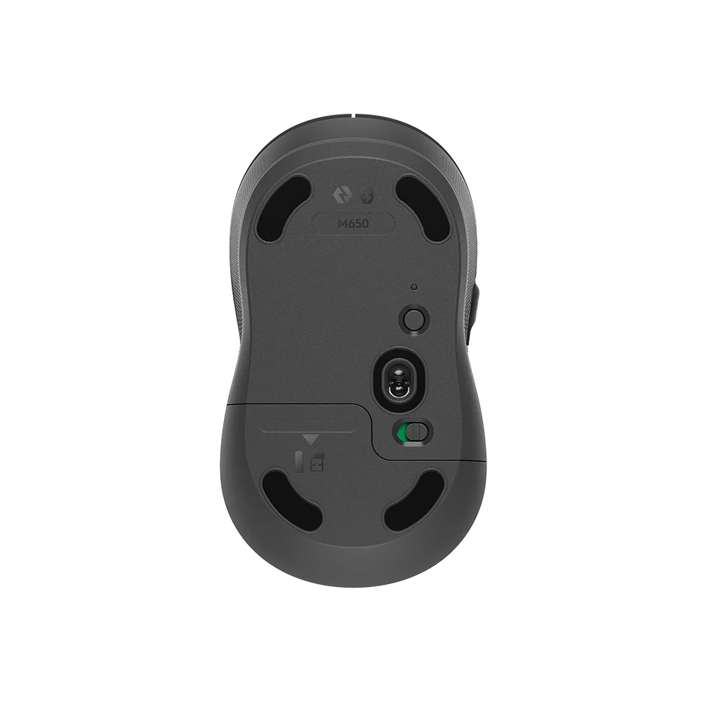 Mouse Logitech Signature M650 Silent Large Wireless/Bluetooth Black - 910-006231