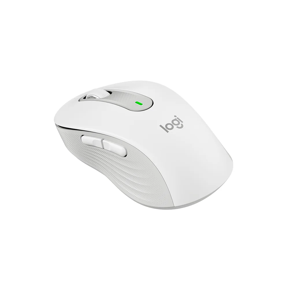 Mouse Logitech Signature M650 Silent Wireless/Bluetooth White - 910-006252