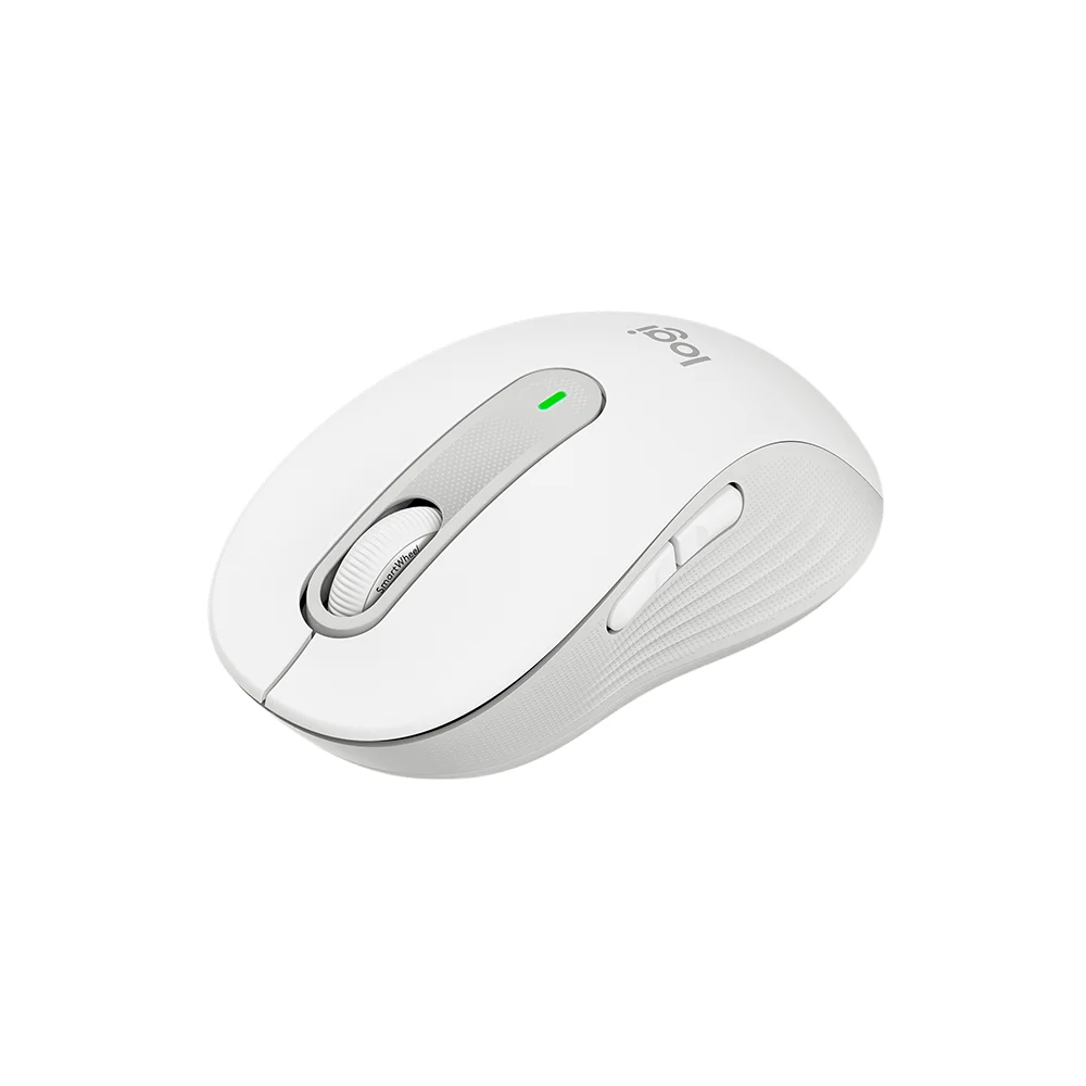 Mouse Logitech Signature M650 Silent Wireless/Bluetooth White - 910-006252