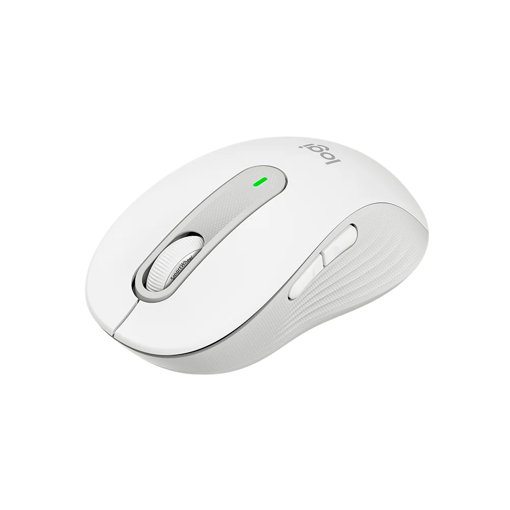 Mouse Logitech Signature M650 Silent Large Wireless/Bluetooth White - 910-006233