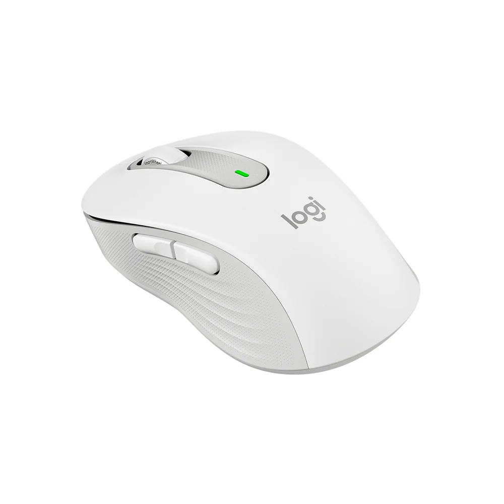 Mouse Logitech Signature M650 Silent Large Wireless/Bluetooth White - 910-006233