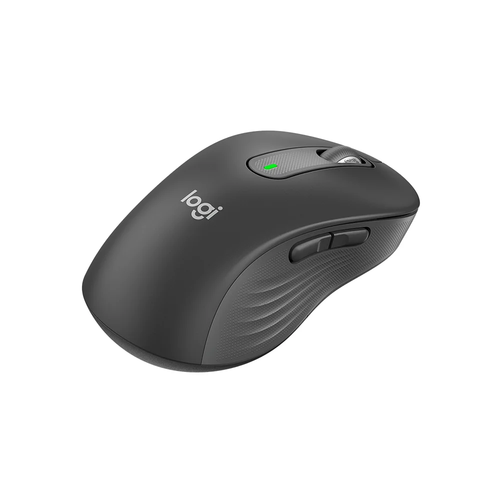 Mouse Logitech Signature M650 Silent Large Left Wireless/Bluetooth Black - 910-006234