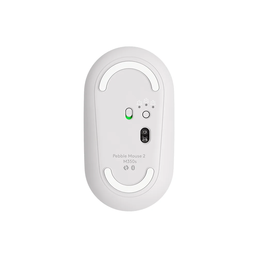 Mouse Logitech Pebble 2 M350S Bluetooth/Wireless White - 910-007047