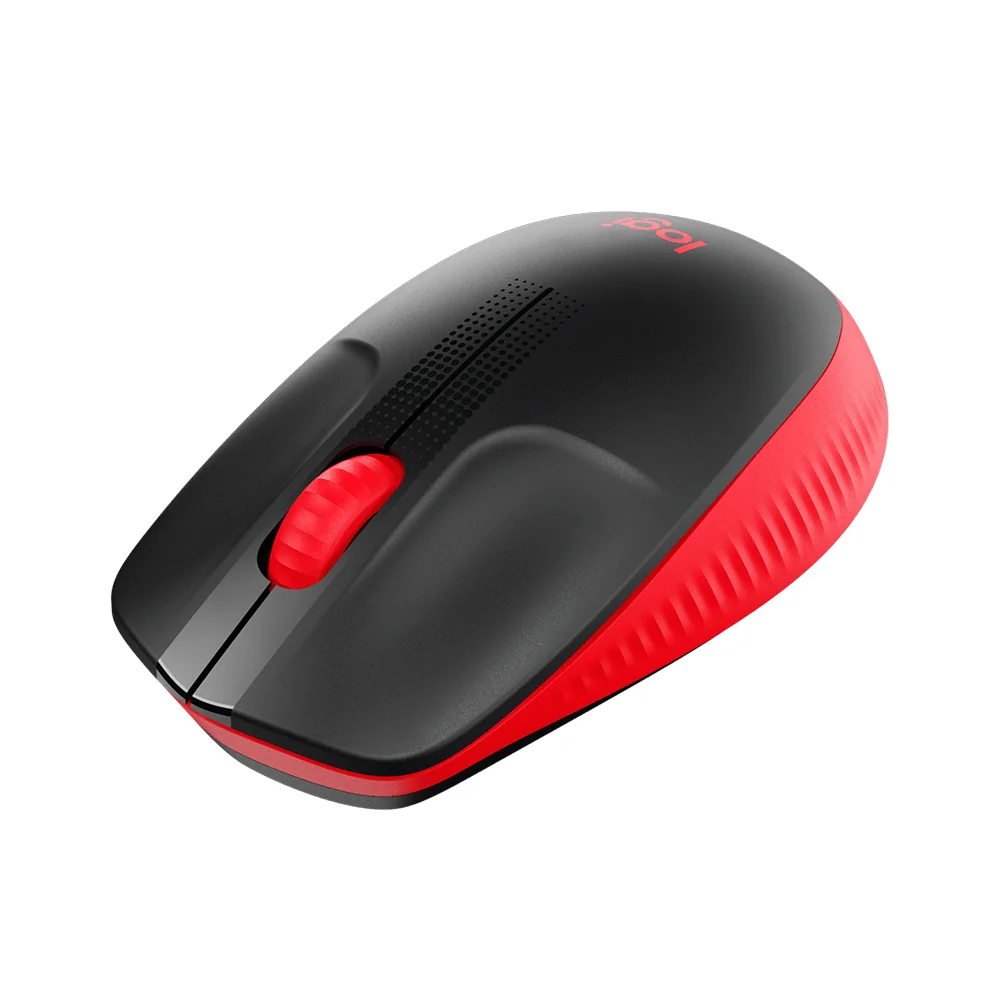 Mouse Logitech M190 Wireless Full-size Red - 910-005904
