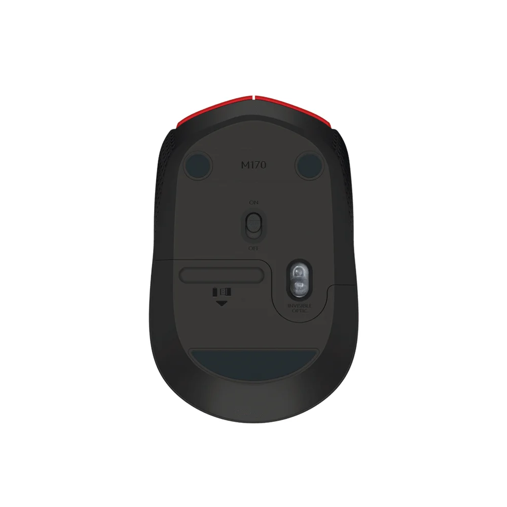 Mouse Logitech M170 Wireless Red - 910-004941