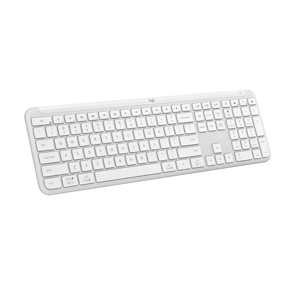 Teclado Logitech Slim Silent K950 Wireless Bolt/Bluetooth White - 920-012593