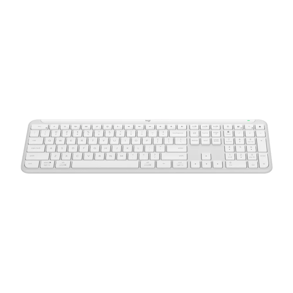 Teclado Logitech Slim Silent K950 Wireless Bolt/Bluetooth White - 920-012593