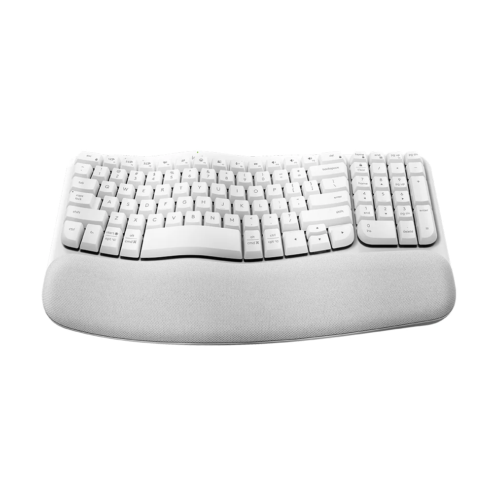 Teclado Logitech ERGO Wave Wireless Bolt/ BT/ White - 920-012279