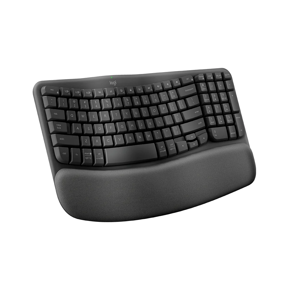 Teclado Logitech ERGO Wave Keys Wireless Bolt / BT / Graphite - 920-012278