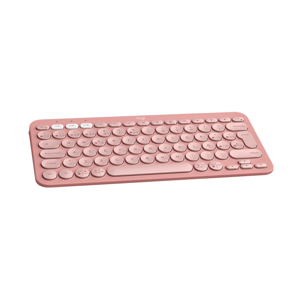 Teclado Logitech Pebble 2 K380S Bluetooth/Wireless Rose - 920-011785