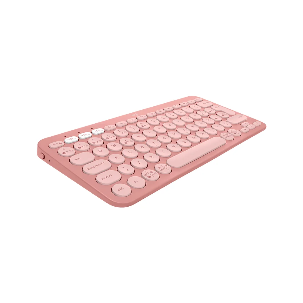 Teclado Logitech Pebble 2 K380S Bluetooth/Wireless Rose - 920-011785