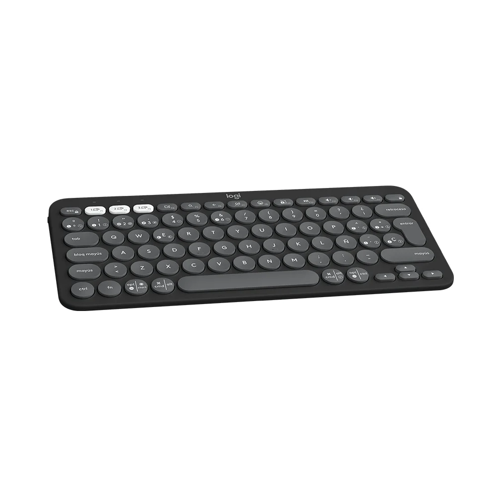 Teclado Logitech Pebble 2 K380S Bluetooth/Wireless Graphite - 920-011783