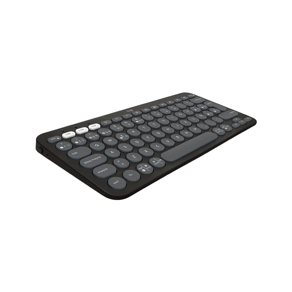 Teclado Logitech Pebble 2 K380S Bluetooth/Wireless Graphite - 920-011783