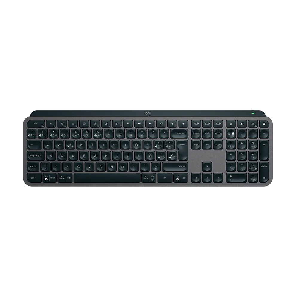 Teclado Logitech MX Keys S Illuminated Wireless / BT Black - 920-011561