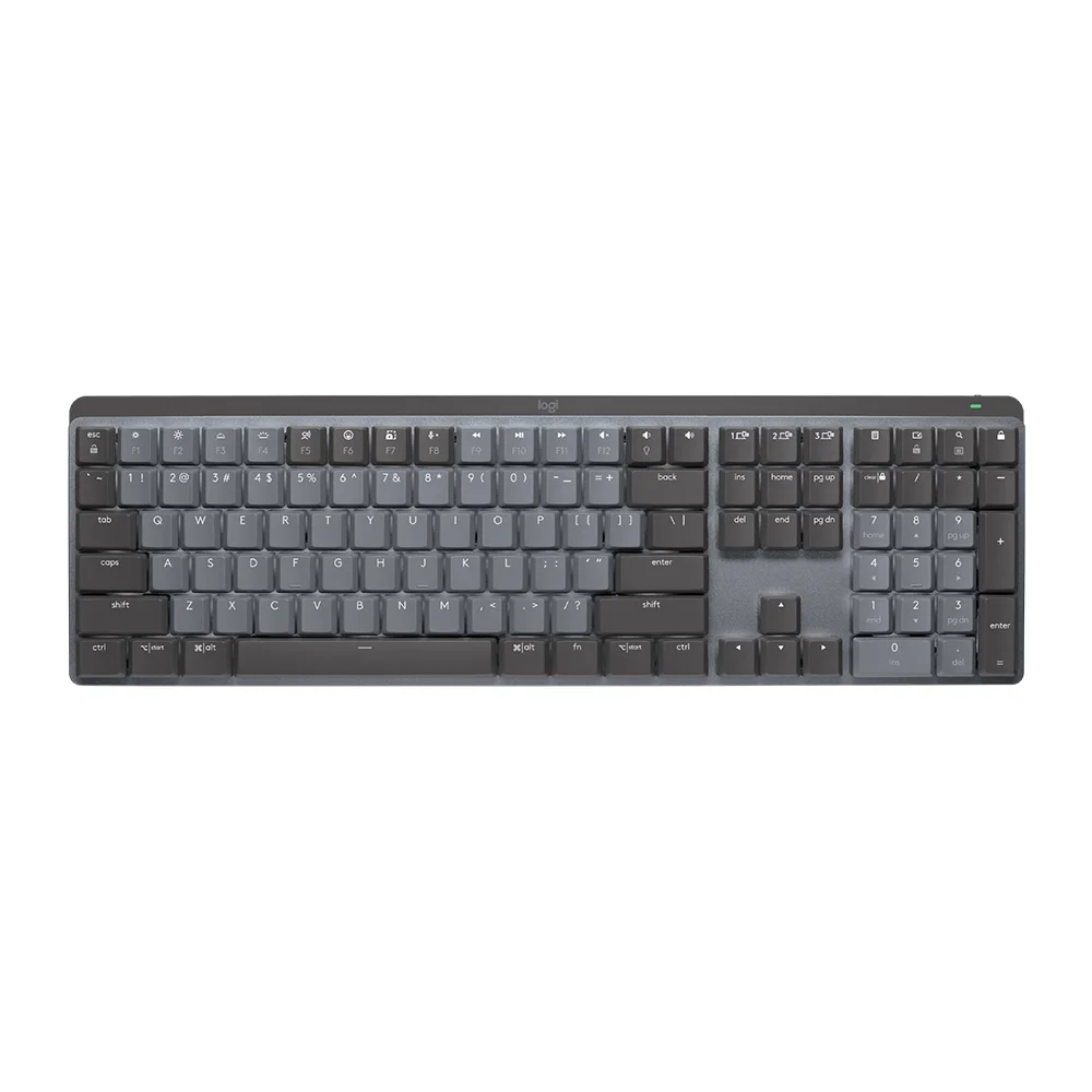 Teclado Logitech MX Mechanical Wireless/BT Iluminated Black - 920-010845