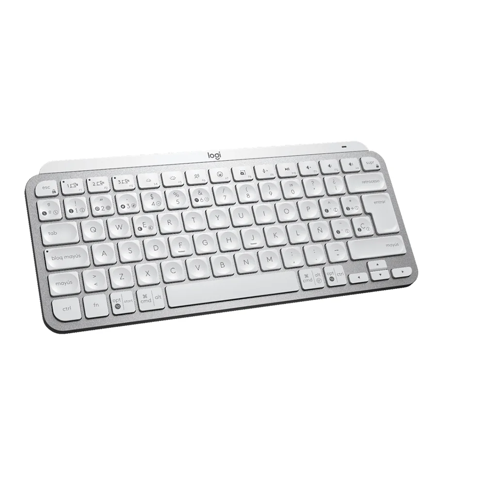 Teclado Logitech MX Keys Mini Multi-Device BT Iluminado Pale Grey - 920-010477