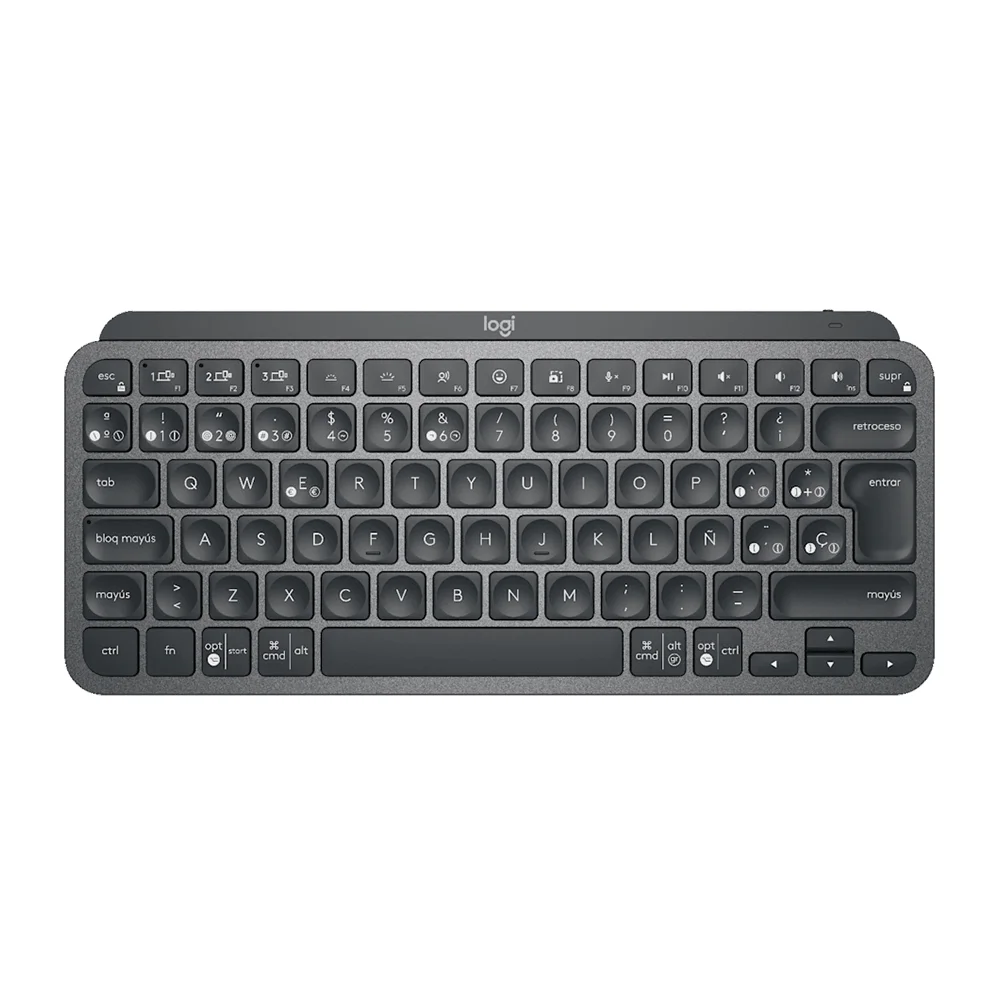 Teclado Logitech MX Keys Mini Multi-Device BT Iluminado Graphite - 920-010476