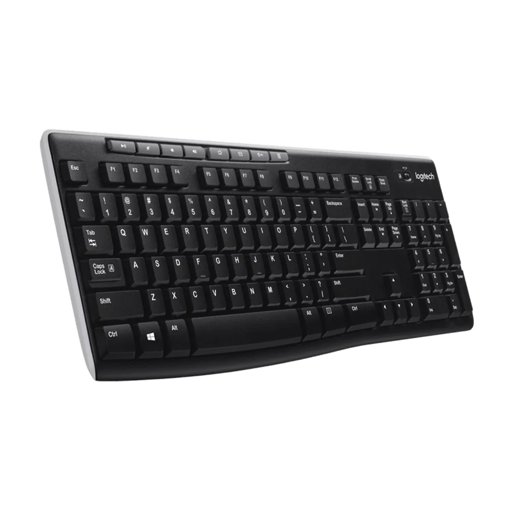Teclado Logitech K270 Wireless Unifying USB Black - 920-004426