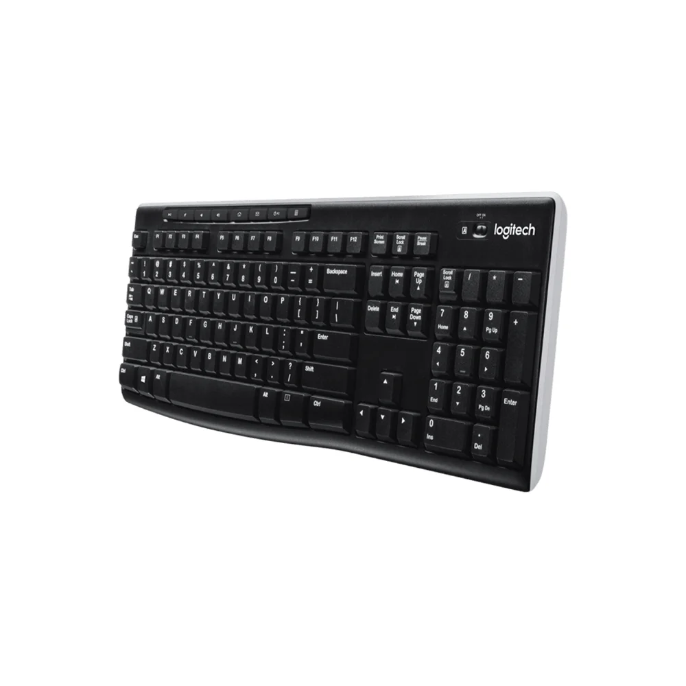 Teclado Logitech K270 Wireless Unifying USB Black - 920-004426