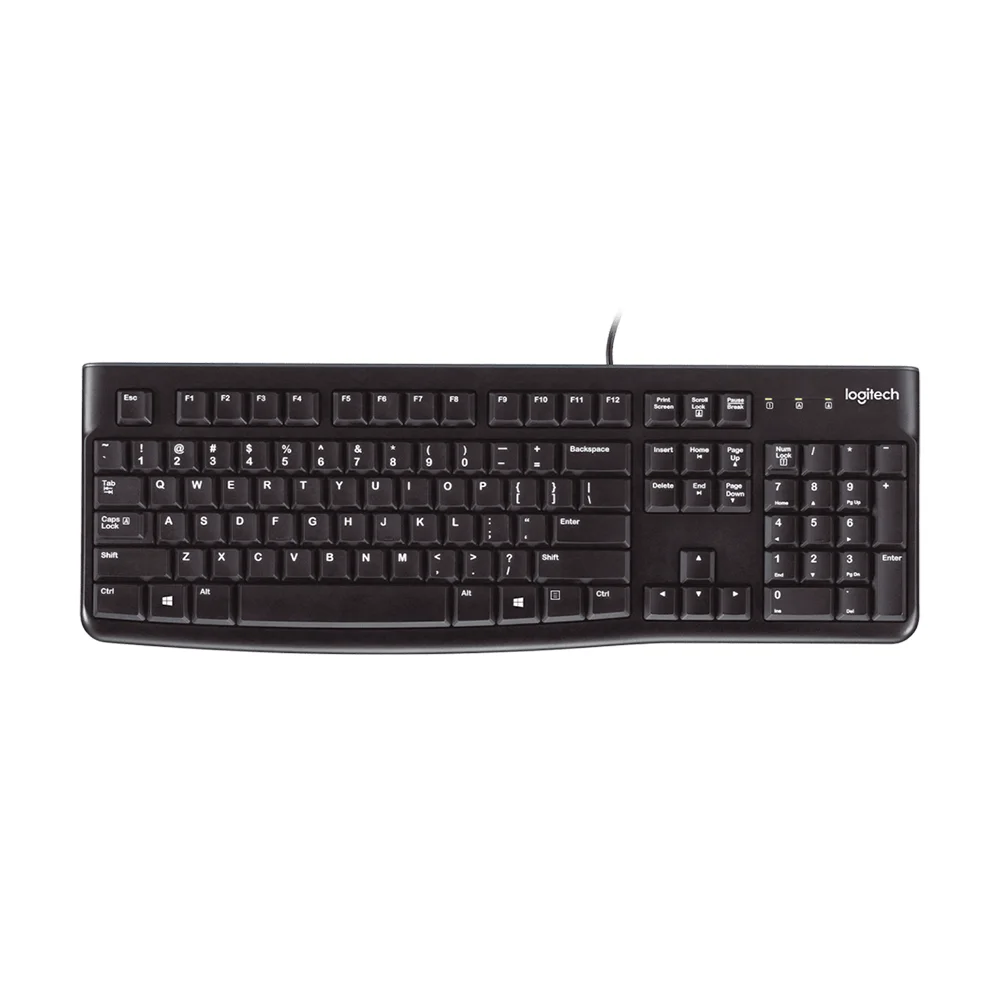 Teclado Logitech K120 USB Black - 920-004422