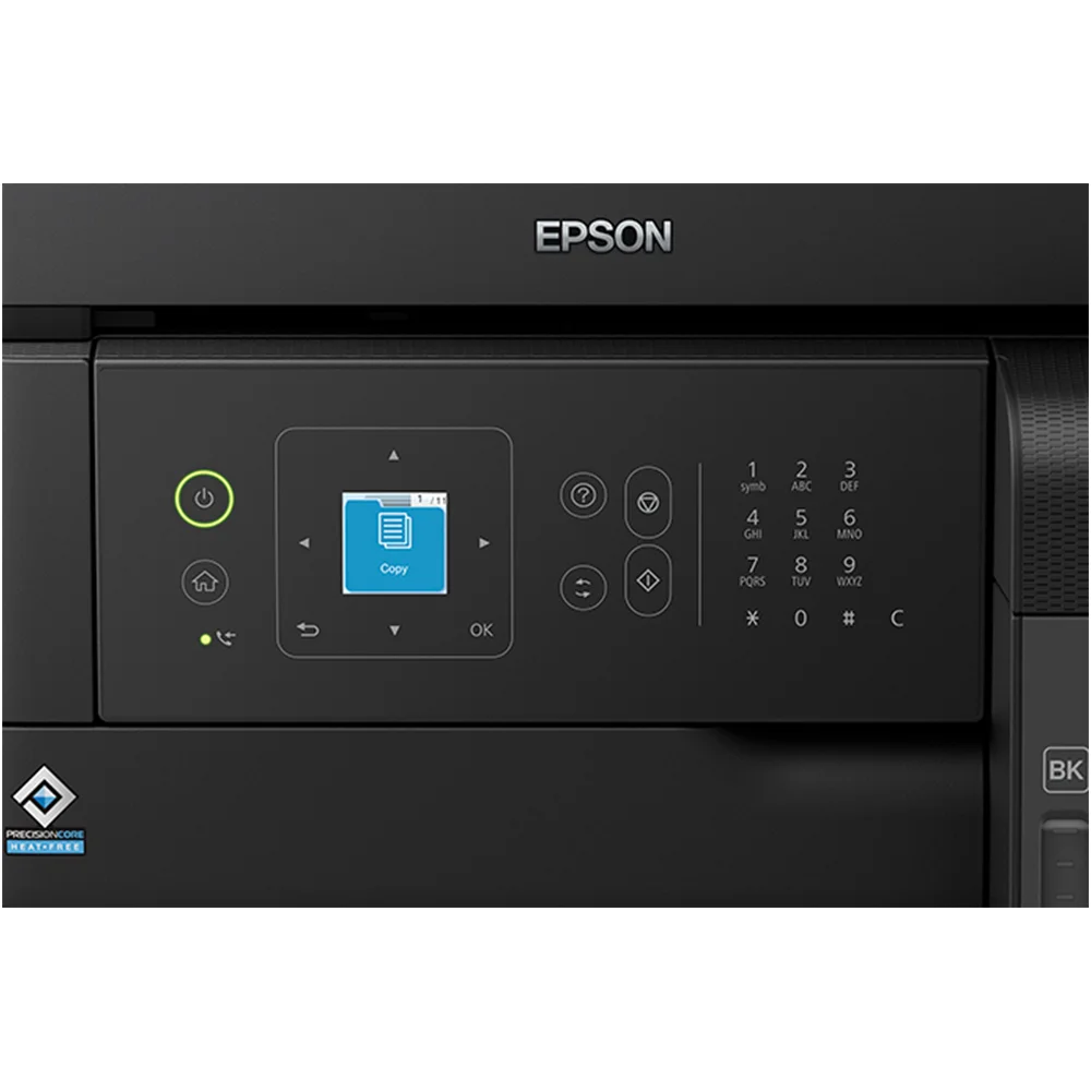 Impresora Multifuncional Epson EcoTank L5590 - C11CK57303 | Inyección de Tinta Color A4 | 33 ppm | 4 en 1 Imprime, Copia, Escanea, Fax | Wi-Fi, Ethernet, USB