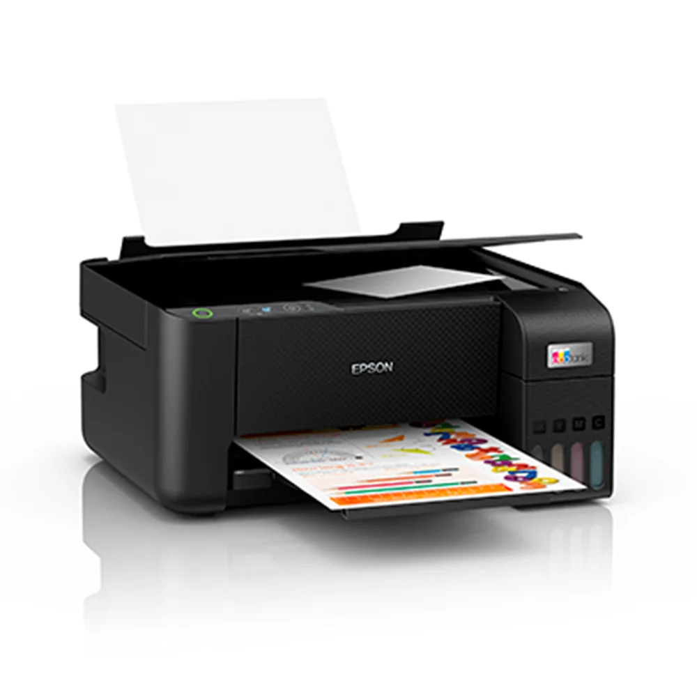 Impresora Multifuncional Epson EcoTank L3210 - C11CJ68301 | Inyección de Tinta Color A4 | 33 ppm | 3 en 1 Imprime, Copia, Escanea | USB