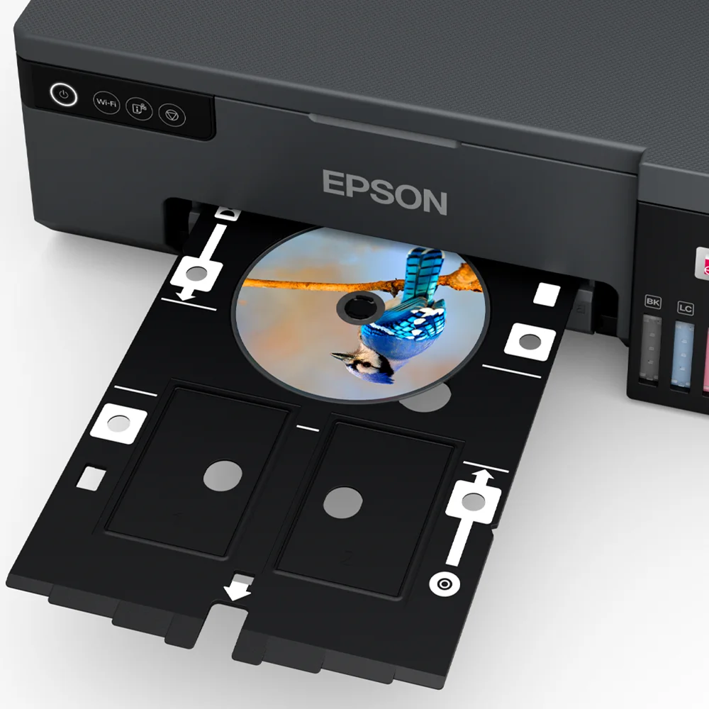Impresora Fotográfica Epson EcoTank L8050 - C11CK37301 | Inyección de Tinta Color A4 | 22 ppm | Solo Imprime | Wi-Fi, USB
