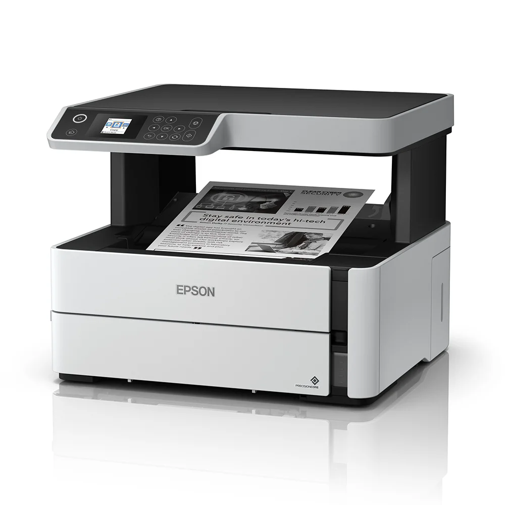 Impresora Multifuncional Epson EcoTank M2170 - C11CH43301 | Inyección de Tinta Monocromática A4 | 39 ppm | 3 en 1 Imprime, Copia, Escanea | Wi-Fi, Ethernet, USB | Dúplex Automático