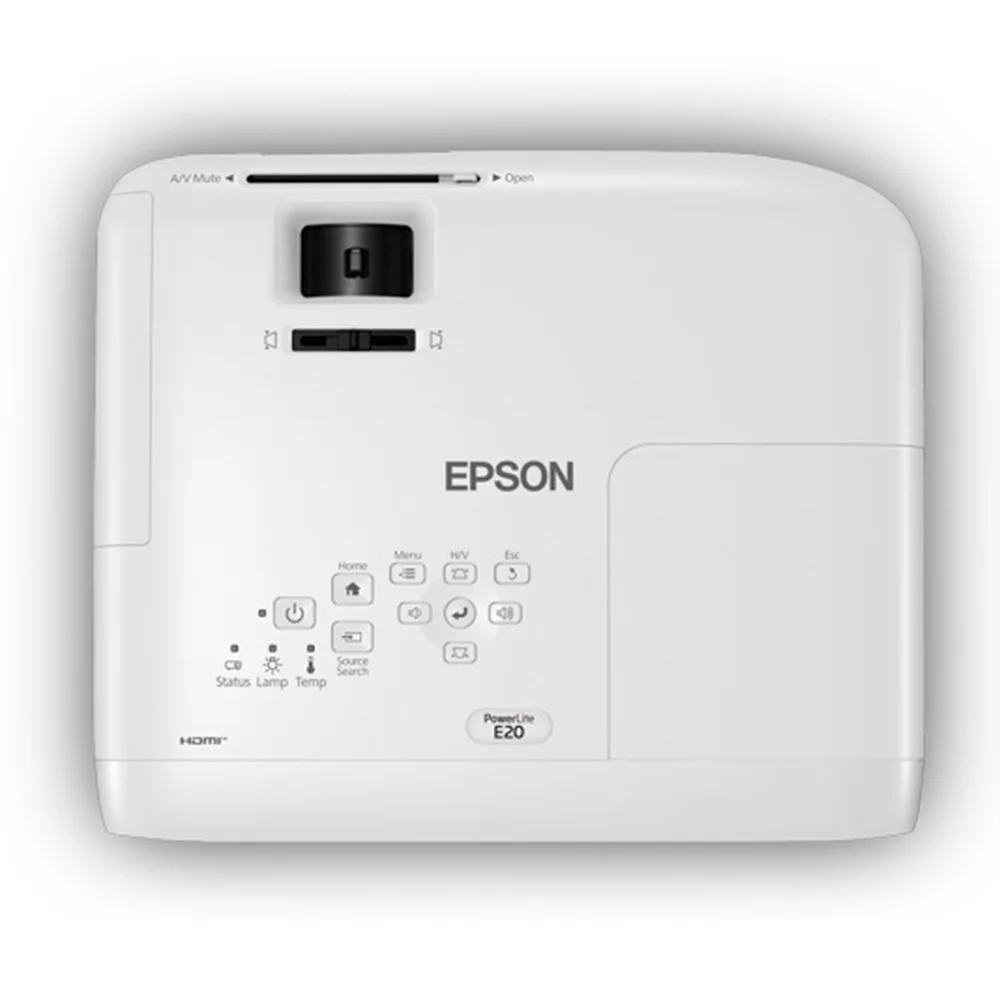 Proyector Epson PowerLite E20 XGA 3400 lumenes - V11H981020