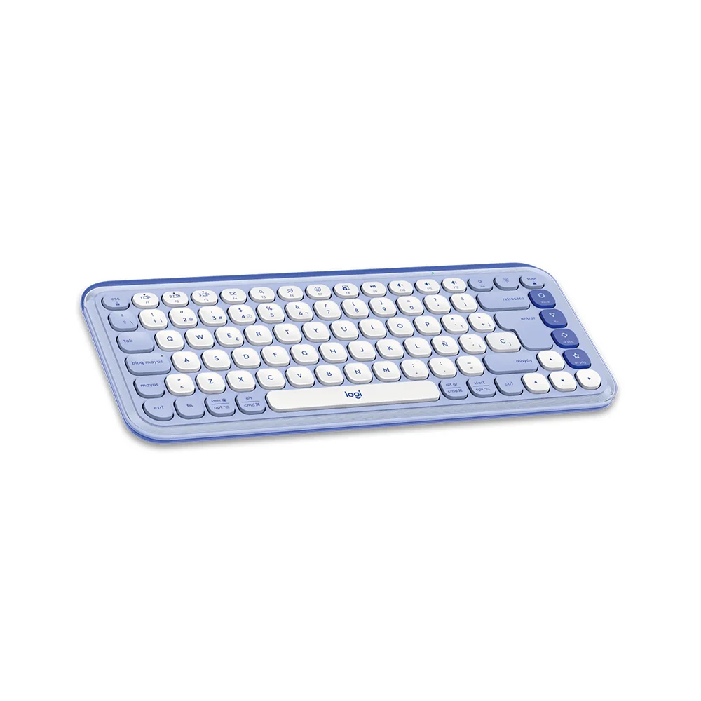 Teclado Logitech + Mouse POP ICON Bluetooth/Wireless/Copilot/Lilac - 920-013054