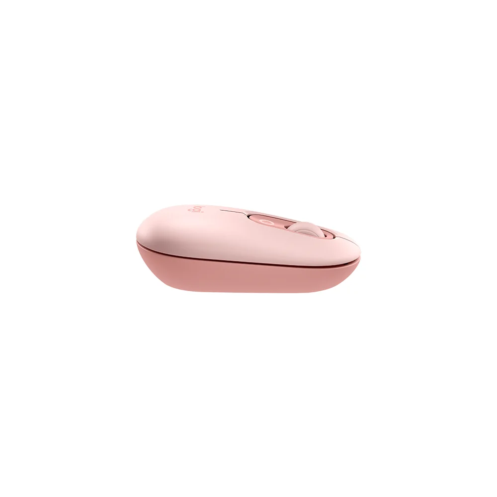 Teclado Logitech + Mouse POP ICON Bluetooth/Wireless/Copilot/Rose - 920-013053