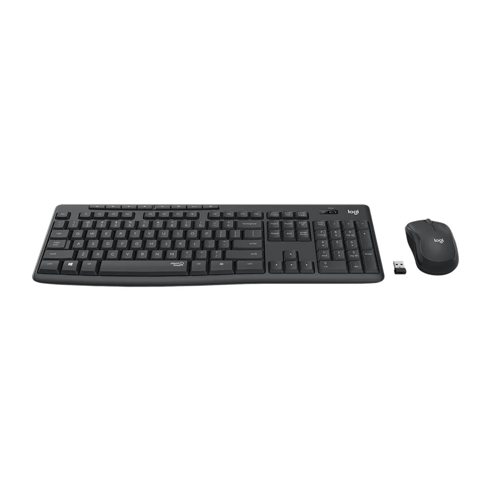 Teclado Logitech + Mouse MK295 Wireless USB Black - 920-009792