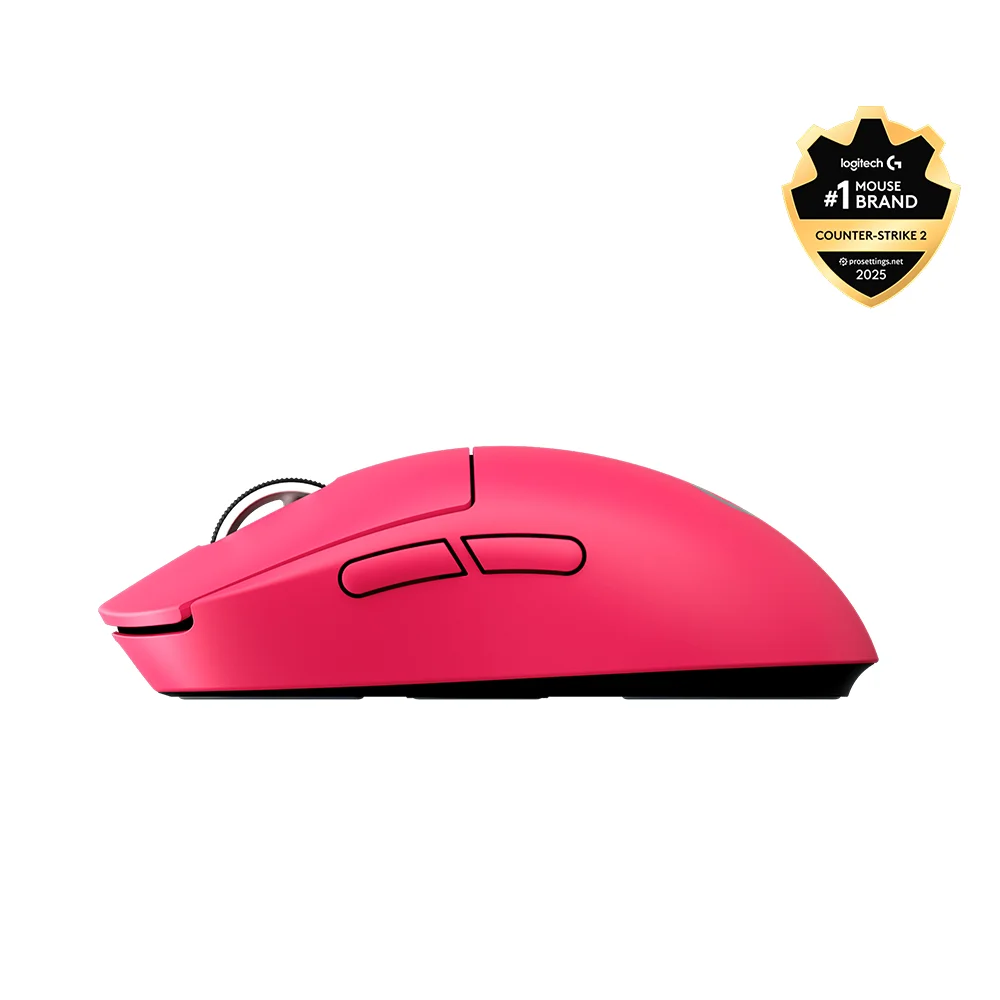 Mouse Logitech G Pro X Superlight 2C 44K DPI Wireless Lightspeed/Lightforce Hero 2 Rosa - 910-007544