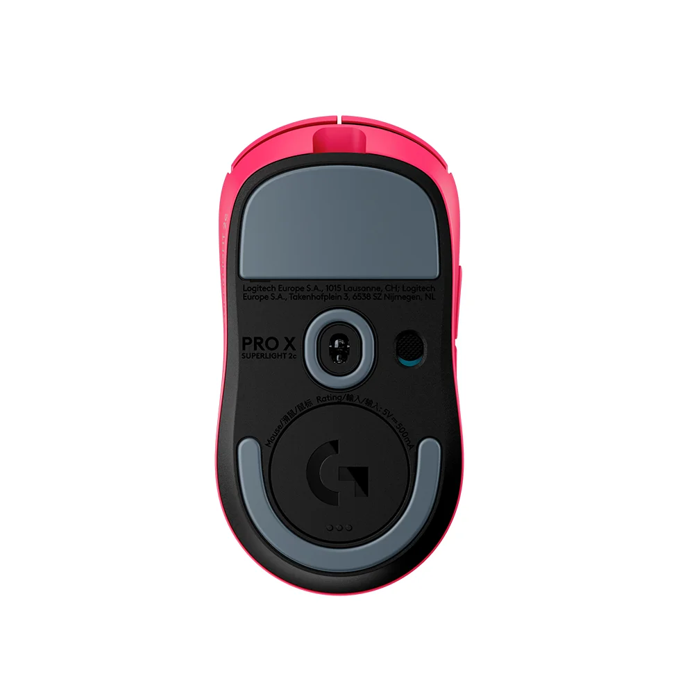 Mouse Logitech G Pro X Superlight 2C 44K DPI Wireless Lightspeed/Lightforce Hero 2 Rosa - 910-007544