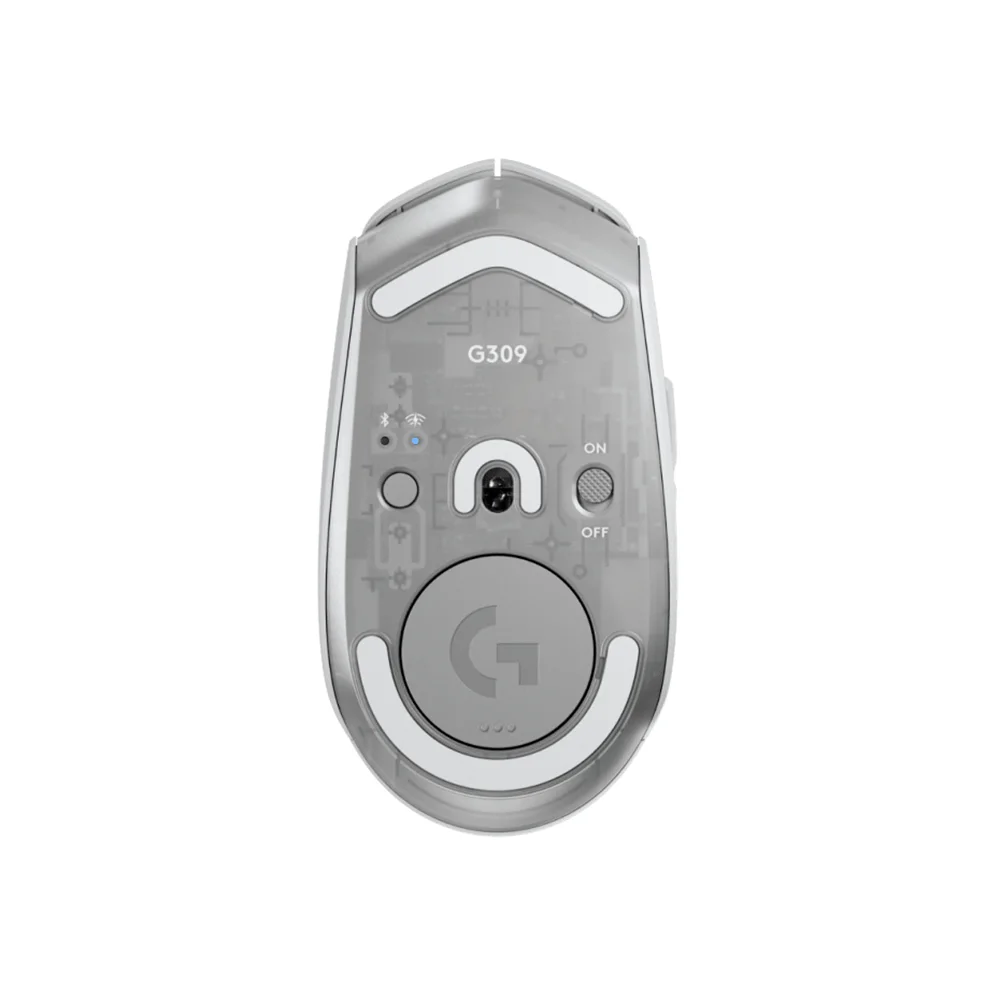 Mouse Logitech G309 Lightspeed Wireless/BT 25K DPI Lightforce Blanco - 910-007206