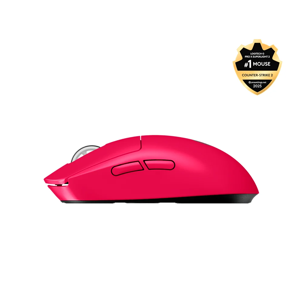 Mouse Logitech G Pro X Superlight 2 Wireless Lightspeed/Lightforce Magenta - 910-006796