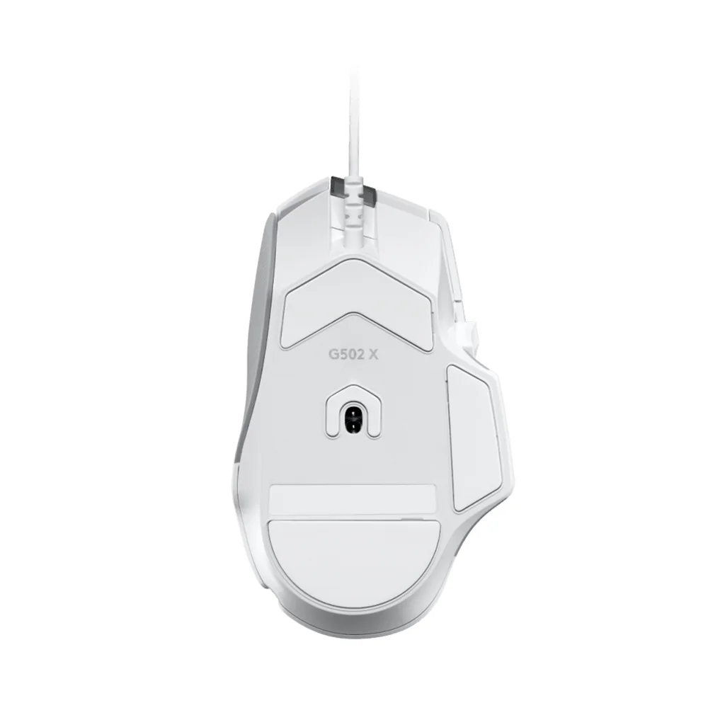 Mouse Logitech G502 X Hero USB 25K DPI Lightforce Blanco - 910-006145