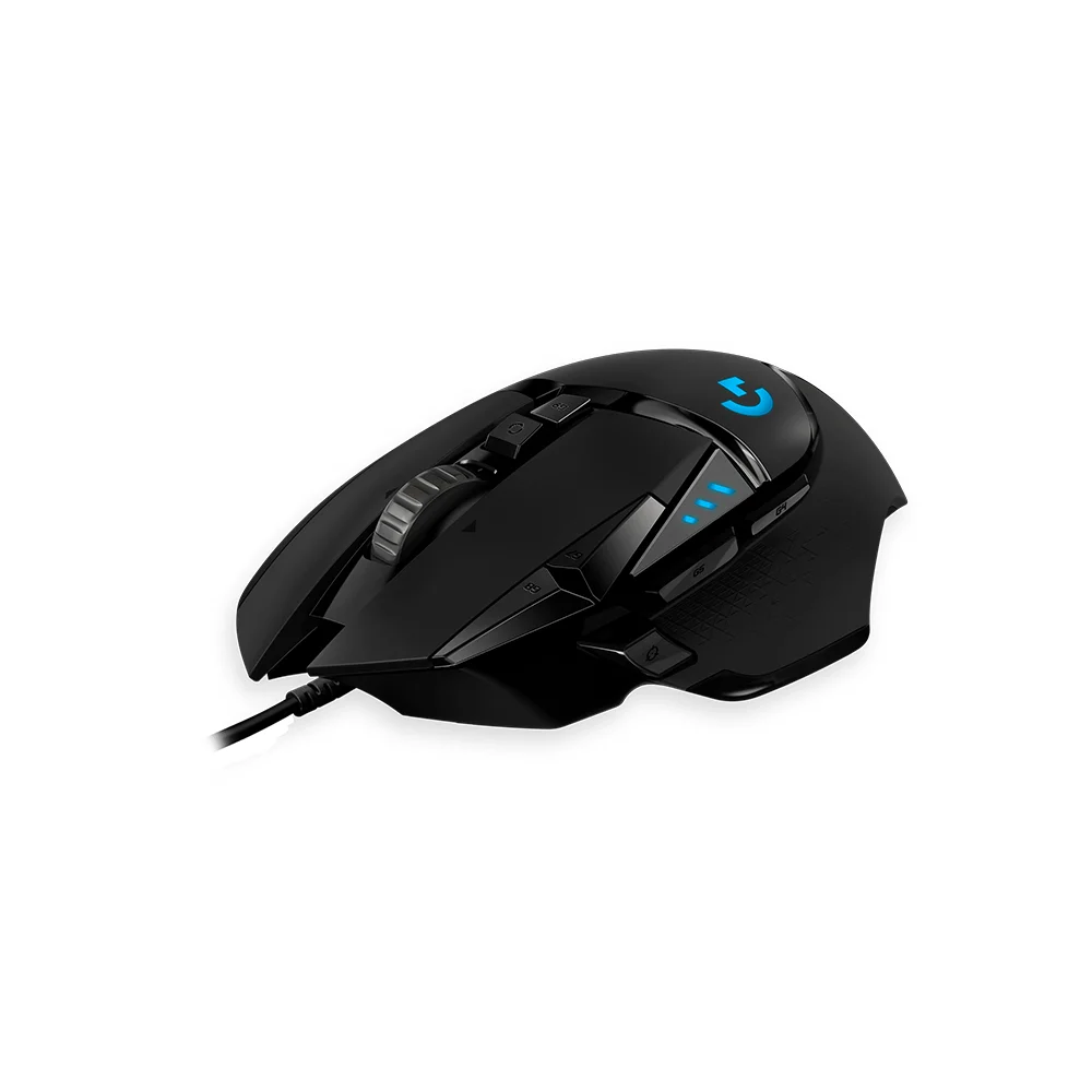 Mouse Logitech G502 Hero 16000 DPI RGB Negro - 910-005550