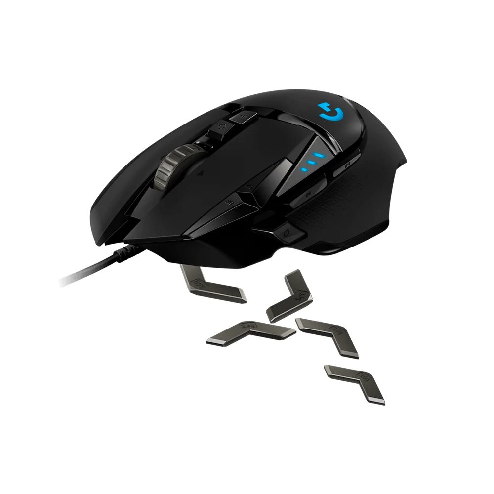 Mouse Logitech G502 Hero 16000 DPI RGB Negro - 910-005550