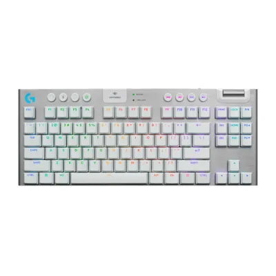 Teclado Logitech G915 X TKL Lightspeed/BT Lightsync RGB/Keycontrol Blanco - 920-012732