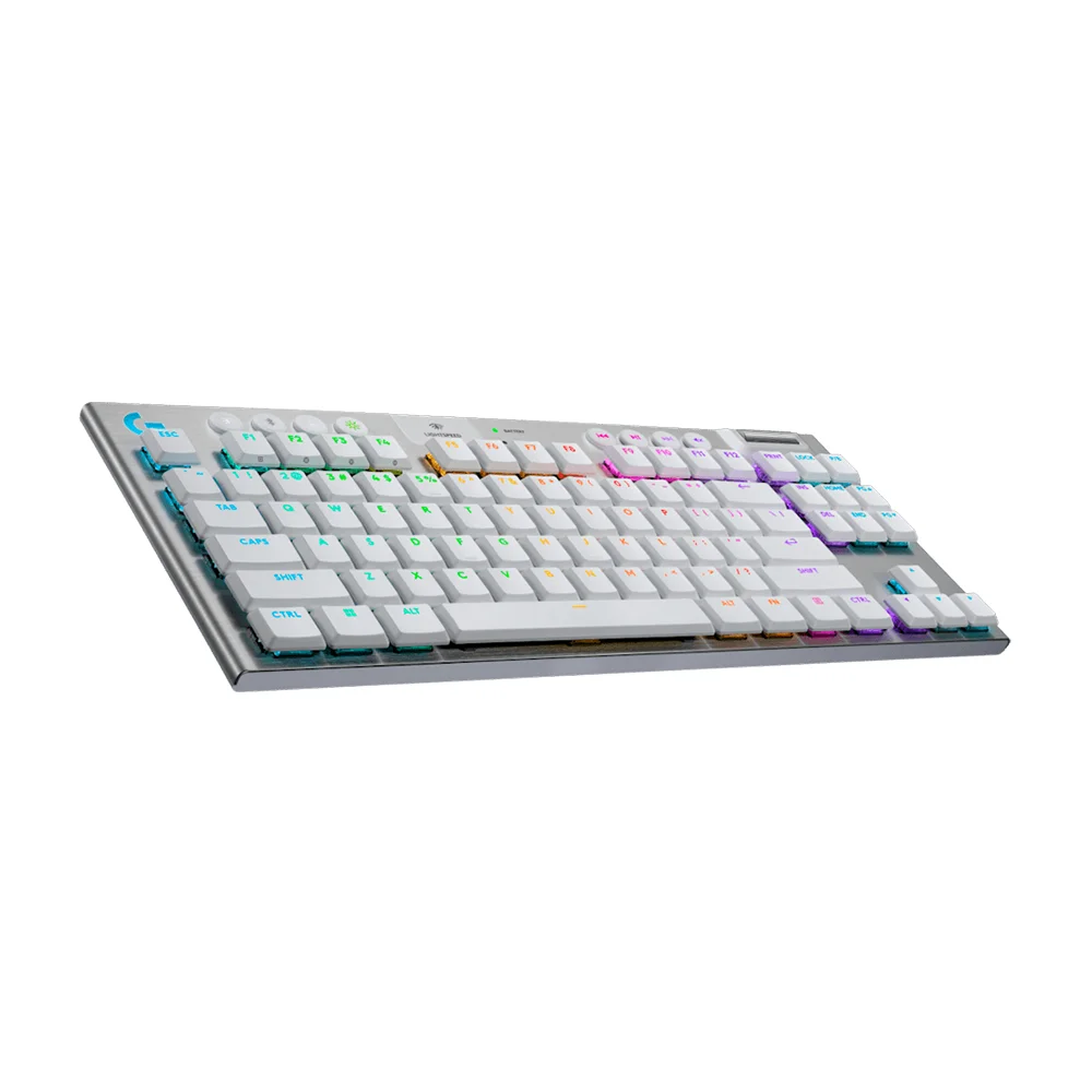 Teclado Logitech G915 X TKL Lightspeed/BT Lightsync RGB/Keycontrol Blanco - 920-012732