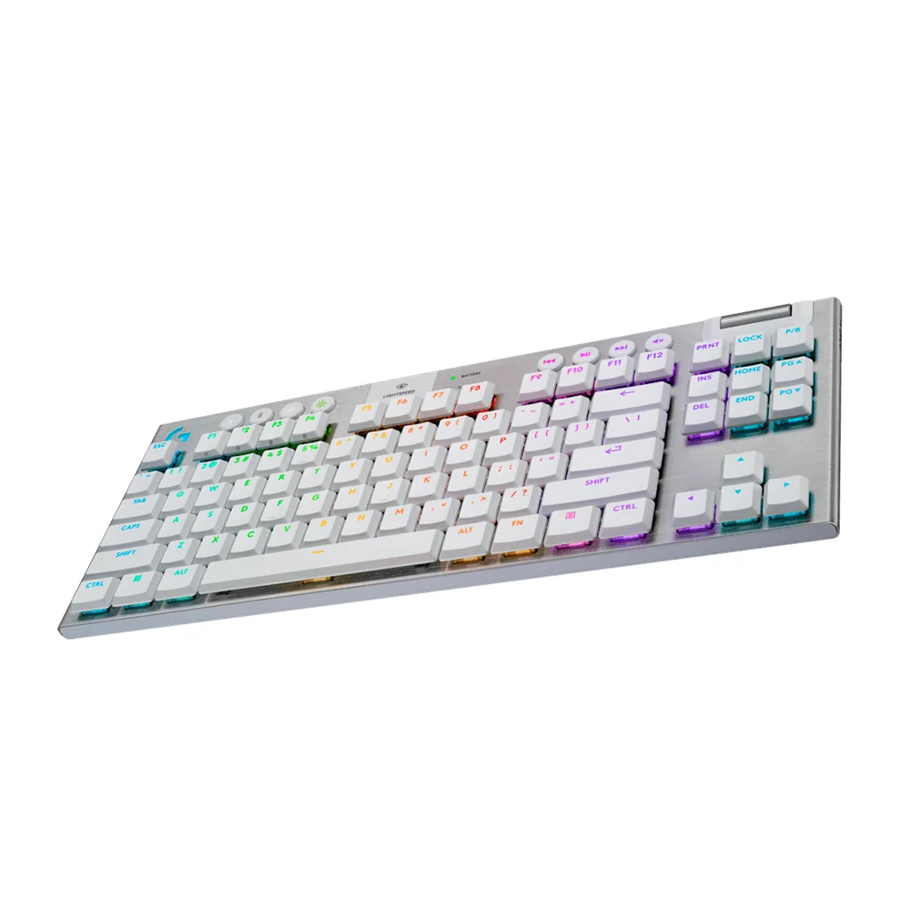 Teclado Logitech G915 X TKL Lightspeed/BT Lightsync RGB/Keycontrol Blanco - 920-012732